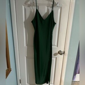 Satin slip dress
